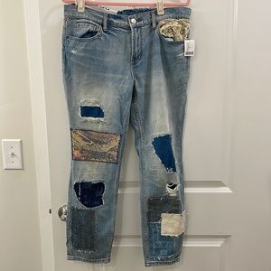 Urban Outfitters Distressed, Patched Jeans